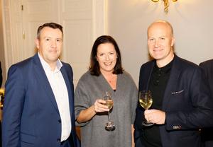 David O' Síocháin, Susie Dardis and Paul Dermody at The Reputations Agency's 20th anniversary celebration.jpg